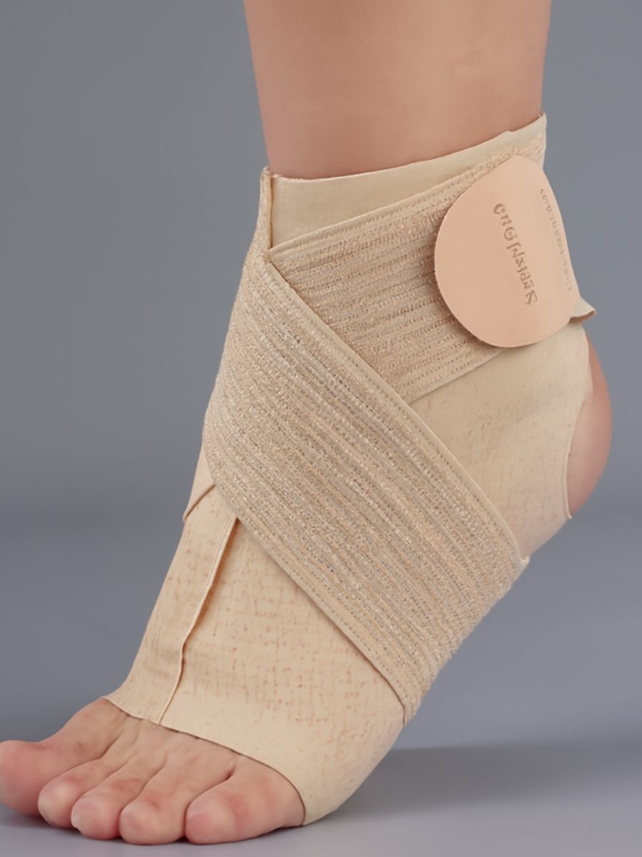 Flexible ankle support for running