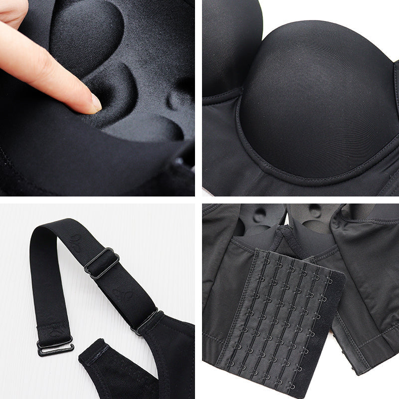 VibrantFit⢠Deep Cup Back Fat Bra