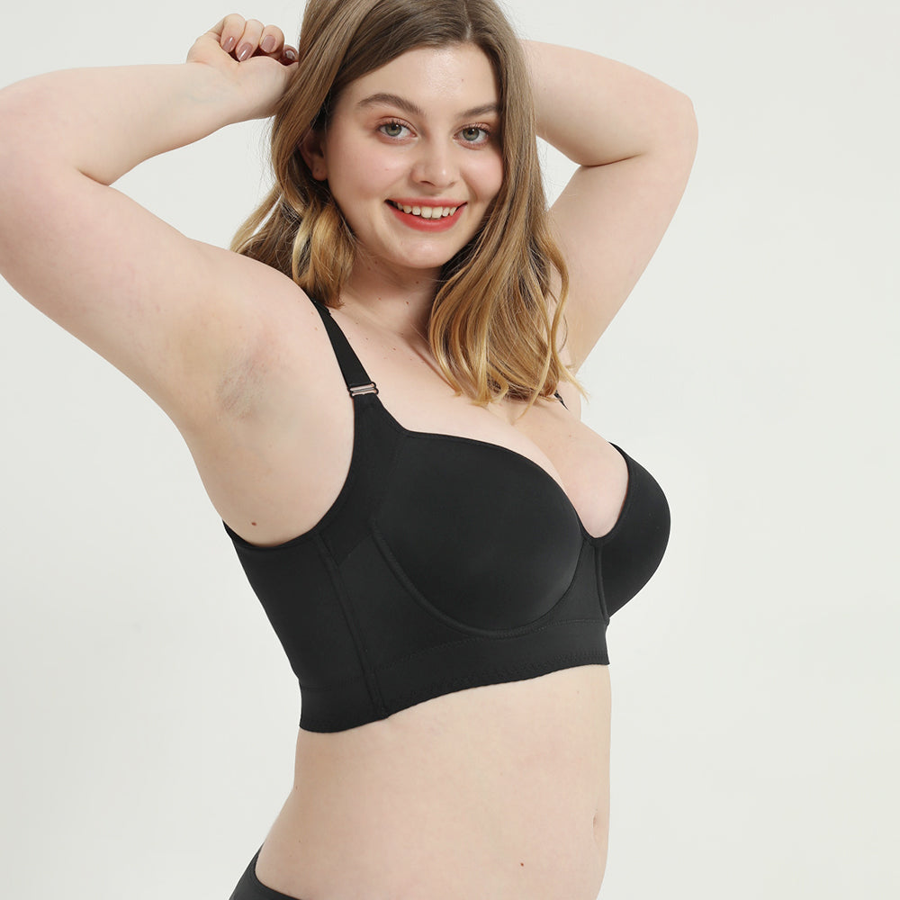 VibrantFit⢠Deep Cup Back Fat Bra