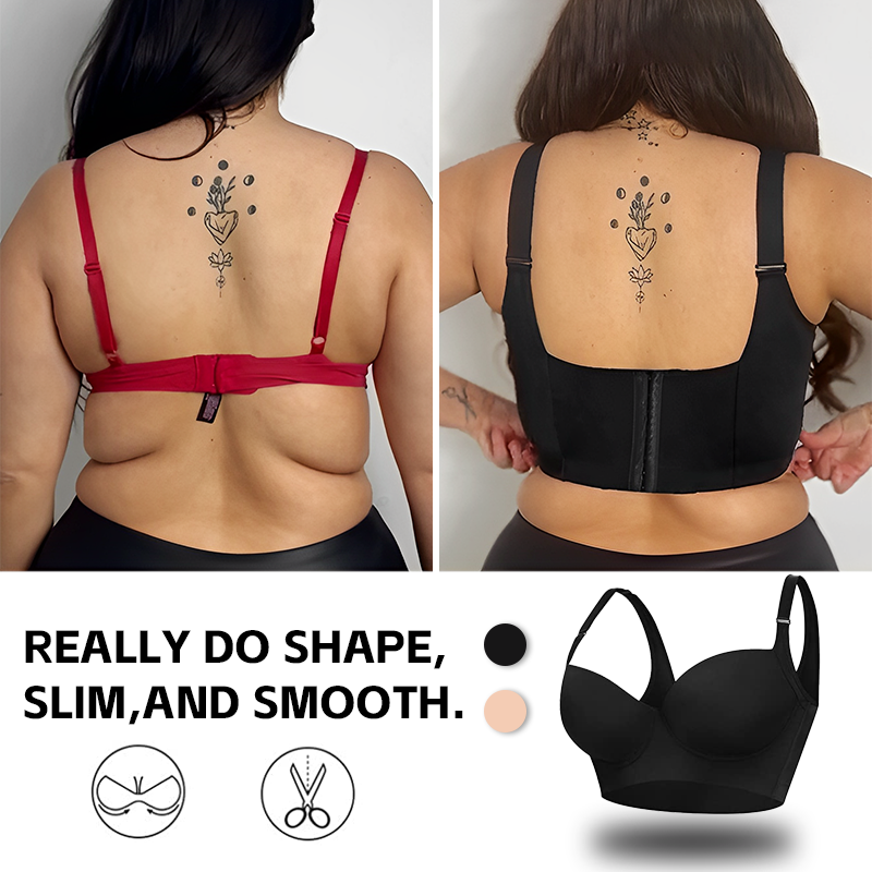 VibrantFit⢠Deep Cup Back Fat Bra