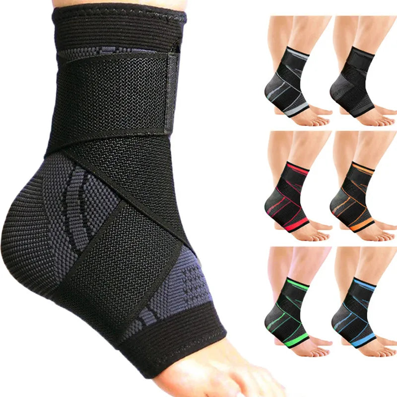 Adjustable Ankle Support Compression Brace for Sports Activities
