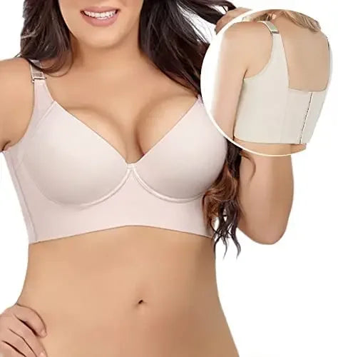 VibrantFit⢠Deep Cup Back Fat Bra