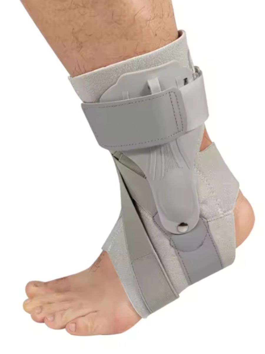 Ankle brace reducing swelling and improving mobility