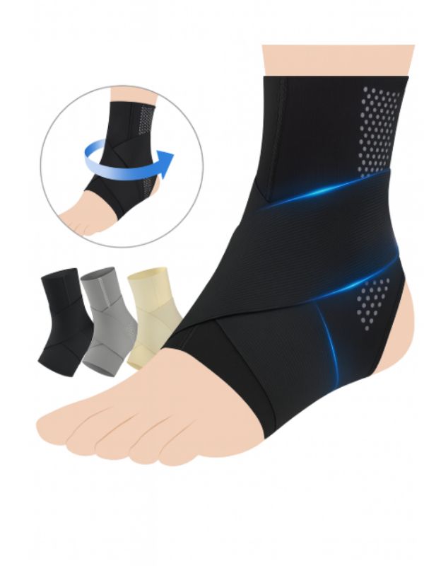 Foot support sleeve providing ankle compression