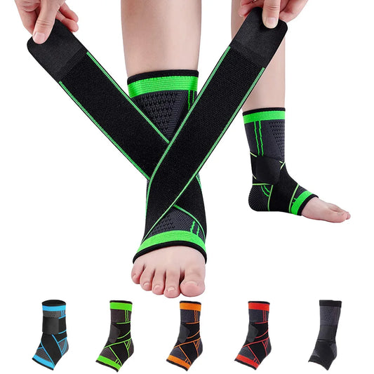 Adjustable Ankle Support Compression Brace for Sports Activities
