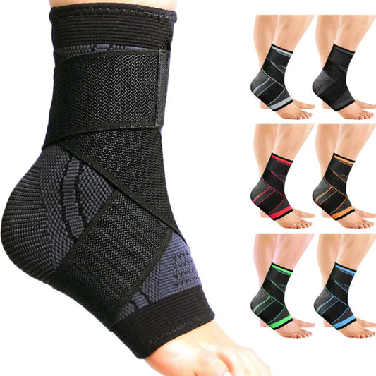 Adjustable Ankle Support Compression Brace for Sports Activities