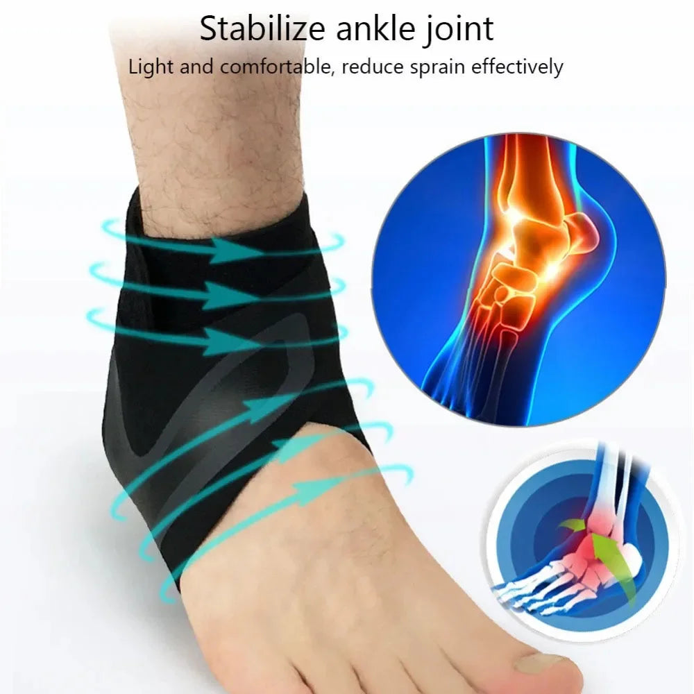 Sports Ankle Support Band for Pain Relief - Ideal for Athletes