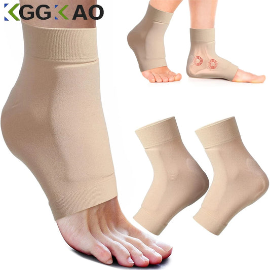 VibrantFit™ Achilles Tendon Support Sleeve, Padded Compression Socks for Tendonitis & Heel Pain Relief