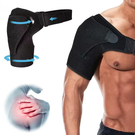 VibrantFit™ Adjustable Shoulder Support with Compression & Hot/Cold Therapy